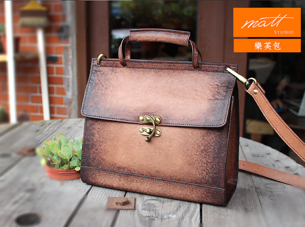 手縫【樂芙包】百變風格兩用手提袋