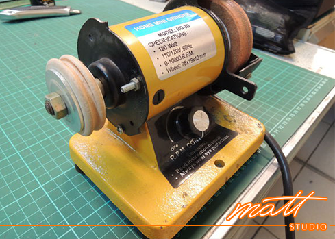 Matt Studio職人講堂｜電動磨邊機~~打磨皮邊的省力好幫手